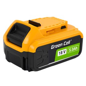 Green Cell Battery for DeWalt XR 18V 5Ah Battery Replacement for DCB182
