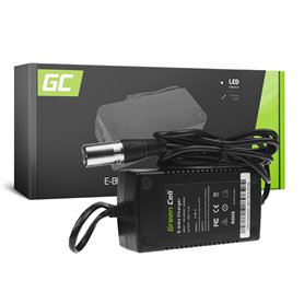 Green Cell Battery Charger 42V 2A (XLR 3 PIN) for E-BIKE 36V